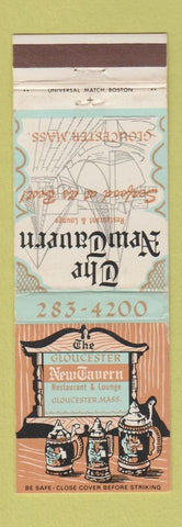 Matchbook Cover - New Tavern Gloucester MA beer stein