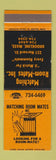 Matchbook Cover - Matching Room Mates service Brookline MA