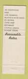 Matchbook Cover - Seven Gables Motel Springfield MA