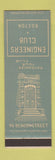 Matchbook Cover - Engineers Club Boston MA