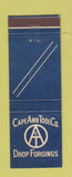 Matchbook Cover - Cape Ann Tool Drop Forgings Pigeon Cove MA
