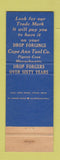 Matchbook Cover - Cape Ann Tool Drop Forgings Pigeon Cove MA