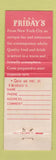 Matchbook Cover - TGI Friday's Shreveport LA WEAR