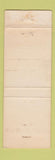 Matchbook Cover - Thad's Cafe Mexican Minden LA