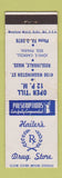 Matchbook Cover - Hailer's Drug Store Roslindale MA