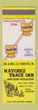 Matchbook Cover - Best Western Natchez Trace Inn Tupelo MS