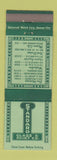 Matchbook Cover - Standard Glass Paint Des Moines Waterloo Fort Dodge IA