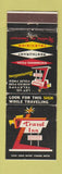 Matchbook Cover - Travel Inn Jackson Greenwood MS Monroe New Orleans LA WEAR