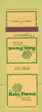 Matchbook Cover - Rain Forest Greenville MS Holiday Inn