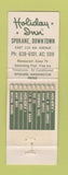 Matchbook Cover - Holiday Inn Spokane WA Christmas