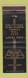 Matchbook Cover - Pine Craft Sash Trim Window Frames Spokane WA