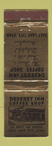 Matchbook Cover - Desert Inn Coffee Shop Salt Lake City UT