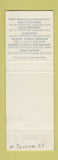 Matchbook Cover - Market Street Grill Salt Lake City UT