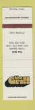 Matchbook Cover - The Grill Salt Lake City UT