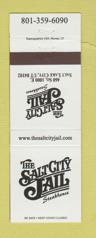 Matchbook Cover - Salt City Jail Steakhouse Salt Lake City UT