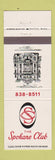 Matchbook Cover - Spokane Club WA