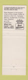 Matchbook Cover - Best Western Trade Winds Motel Spokane WA
