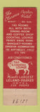 Matchbook Cover - Leland Parker Hotel Minot ND