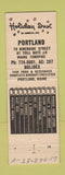 Matchbook Cover - Holiday Inn Portland ME