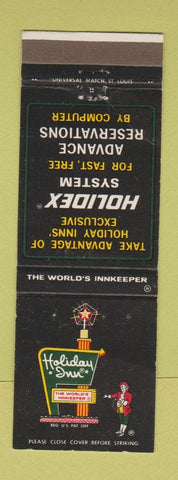 Matchbook Cover - Holiday Inn Ellsworth ME