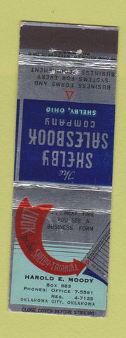 Matchbook Cover - Shelby Salesbook Harold Moody Oklahoma City OK