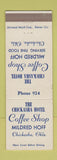Matchbook Cover - Chickasha Hotel OK Mildred Hotel