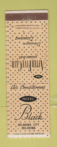 Matchbook Cover - Hotel Black Oklahoma City OK