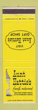 Matchbook Cover - Aunt Hattie's Gift Shop Restaurant St Petersburg FL