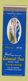 Matchbook Cover - Colonial Inn Motor Hotel St Petersburg Beach FL