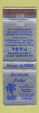 Matchbook Cover - Barbizon Lodge Riviera Beach FL WEAR