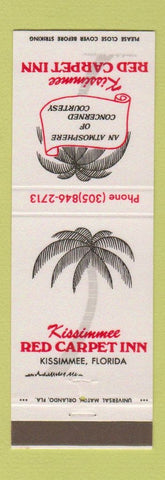 Matchbook Cover - Kissimmee Red Carpet Inn FL