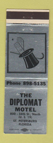 Matchbook Cover - Diplomat Motel St Petersburg FL