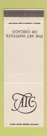 Matchbook Cover - Art Institute of Chicago IL Museum #2
