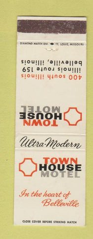 Matchbook Cover - Town House Motel Belleville IL