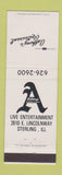 Matchbook Cover - Anthony's Restaurant Sterling IL