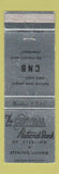 Matchbook Cover - Central National Bank Sterling IL WEAR