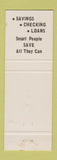 Matchbook Cover - Central National Bank Sterling IL WEAR