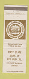 Matchbook Cover - First State Bank of Red Bud IL