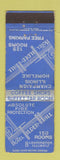 Matchbook Cover - Hotel Tilden Hall Bloomington IL Champaign