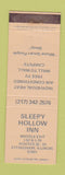 Matchbook Cover - Sleepy Hollow Inn Effingham IL