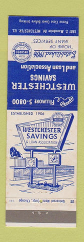 Matchbook Cover - Westchester Savings and Loan IL