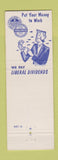 Matchbook Cover - Westchester Savings and Loan IL