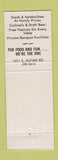 Matchbook Cover - Branding Iron Restaurant Rockford IL