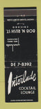 Matchbook Cover - Interlude Cocktail Lounge Chicago IL