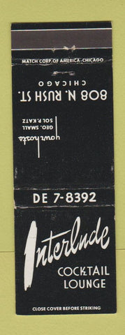 Matchbook Cover - Interlude Cocktail Lounge Chicago IL