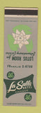 Matchbook Cover - LaSalle Hotel Chicago IL Lotus Room GRAY