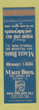 Matchbook Cover - Magie Bros oil gas Chicago IL
