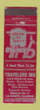 Matchbook Cover - Travelers Inn La Harpe IL WORN