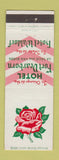 Matchbook Cover - Hotel Fort Dearborn Chicago IL Hotel Waldorf Toledo OH