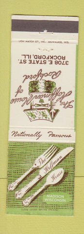 Matchbook Cover - The Hoffman House Madison WI Rockford IL